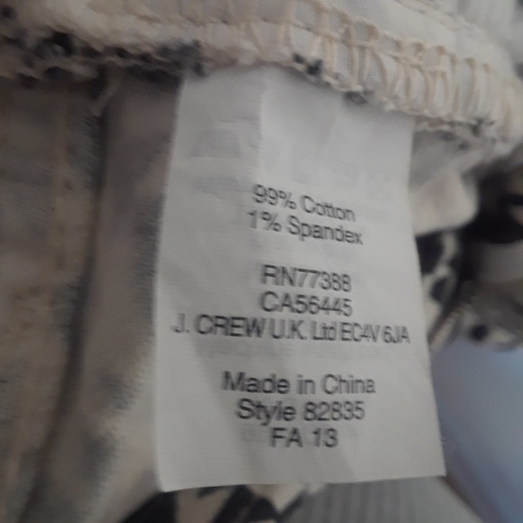 J Crew Geometric Print Strech Skinny - Picture 5 of 5